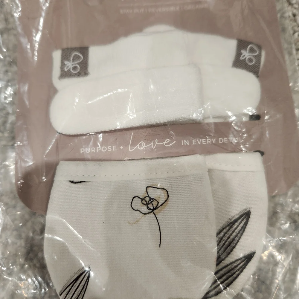 Goumi Kids Mittens - White and Gray